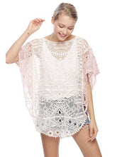 Load image into Gallery viewer, Two Tone Crochet Top: Mint
