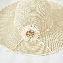 Load image into Gallery viewer, Big Sunflower Trim Floppy Hat: Pink
