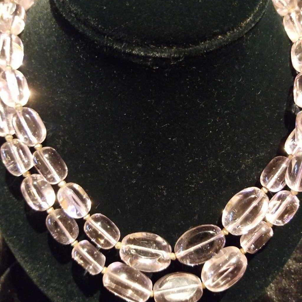 Talbot's Pink Beaded Necklace