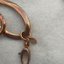 Load image into Gallery viewer, Vintage Bronze Milar Link Necklace
