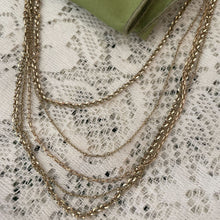 Load image into Gallery viewer, Saks 5th Avenue Multi Pearls &amp; Goldtone Chains Fashion Necklace
