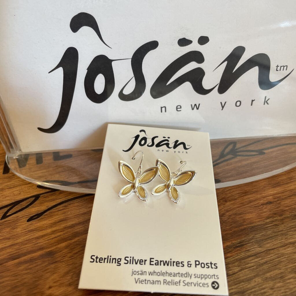 Josan SSW Gold Butterfly Earrings