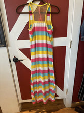 Load image into Gallery viewer, True Rock Striped Beach Dress Size L

