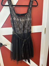 Load image into Gallery viewer, Wet Seal Black Lace &amp; Mesh Party Dress Size M
