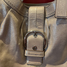 Load image into Gallery viewer, Coach Lynn Soho Metallic Silver Hobo Shoulder Bag

