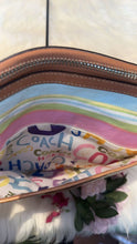 Load image into Gallery viewer, Coach Pastel Multi Stripe Shoulder Bag
