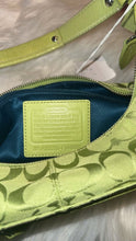 Load image into Gallery viewer, Coach Penelope Signature Lime Shoulder Bag
