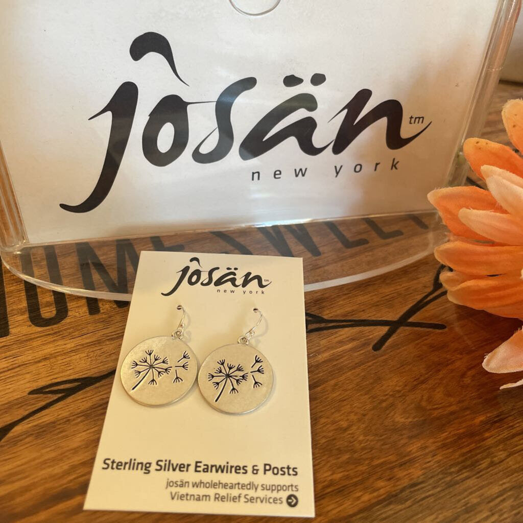 Josan SSW Stamped Floret Earrings