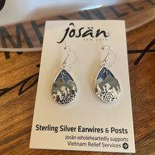Load image into Gallery viewer, Josan SSW Blue Cabin in Mountain Earrings

