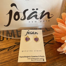 Load image into Gallery viewer, Josan Hypo GP Faceted Amethyst Earrings
