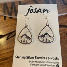 Load image into Gallery viewer, Josan SSW Snow Cap MT &amp; Tree Earrings
