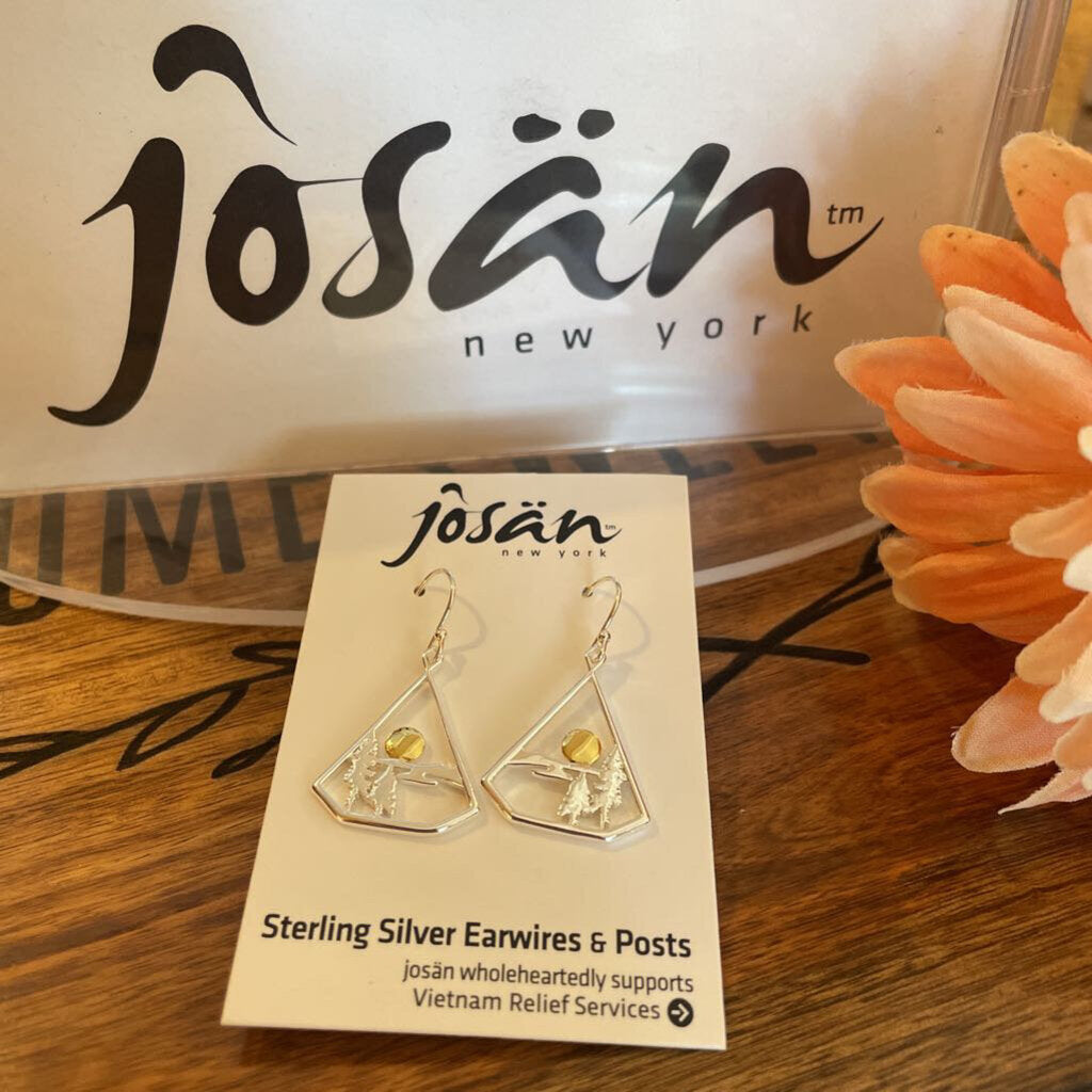Josan SSW Sunrise Water & Pine Earrings