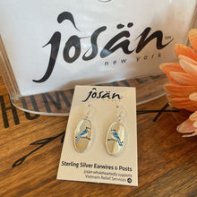 Load image into Gallery viewer, Josan SSW Blue Jay Earrings
