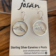 Load image into Gallery viewer, Josan SSW Mountain Outline Earrings
