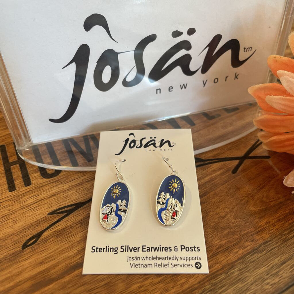Josan SSW Sun Tent Fire & Stream Earrings