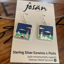 Load image into Gallery viewer, Josan SSW Lighthouse &amp; Sailboat Earrings
