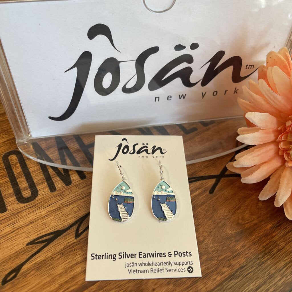 Josan SSW Sailboats Island Dock Earrings