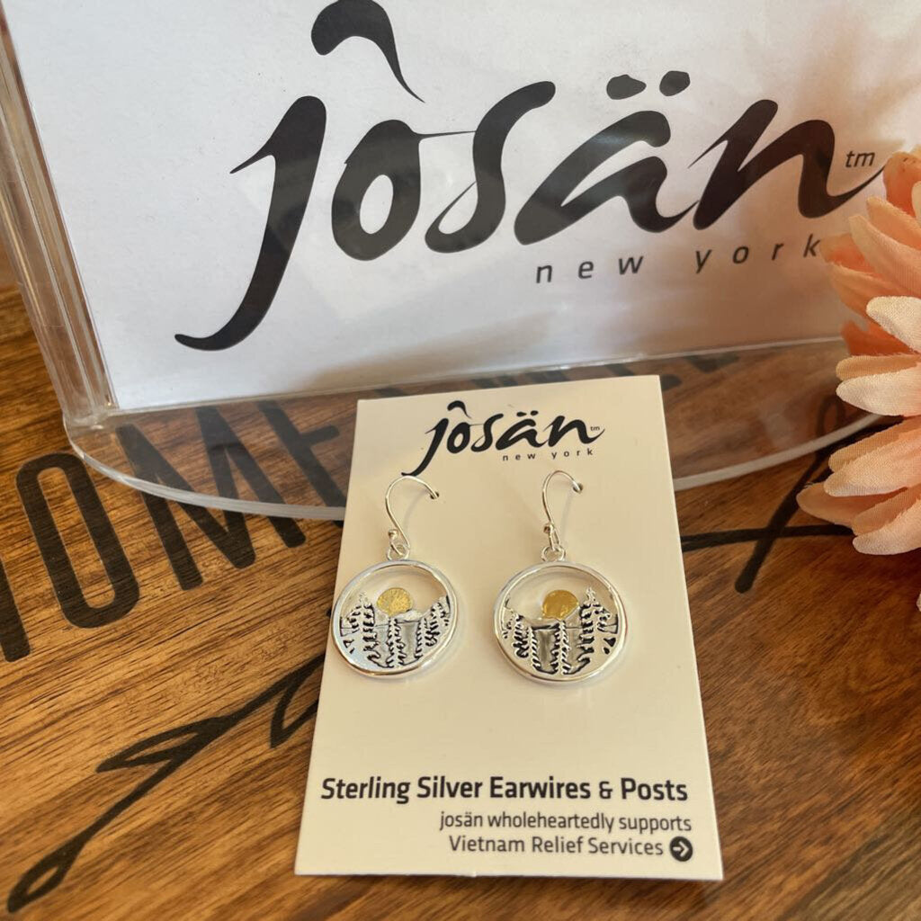 Josan SSW Gold Moon Pines MT Earrings
