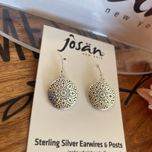 Load image into Gallery viewer, Josan SSW Stamped Floral Earrings
