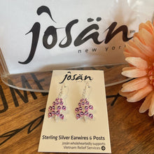 Load image into Gallery viewer, Josan SSW Cascading Calla Lily Earrings
