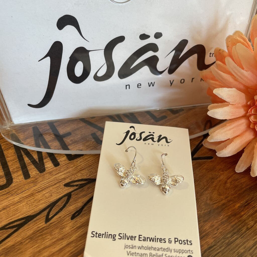 Josan SSW Silver Bee Earrings
