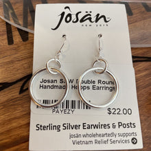 Load image into Gallery viewer, Josan SSW Double Round Handmade Hoops Earrings
