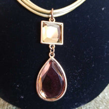 Load image into Gallery viewer, Triple Rope Necklace w/ Beveled Pendants
