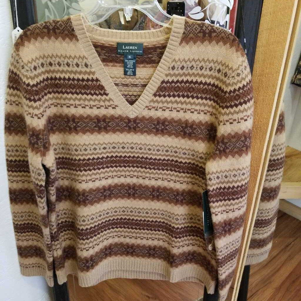 SALE! New! 100% Wool V Neck Sweater