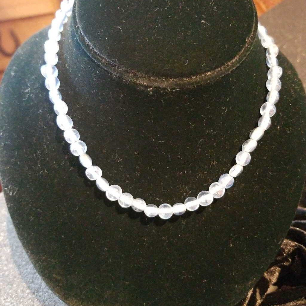 Nine West Blue Glass Bead Necklace