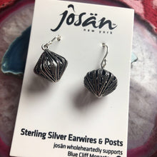 Load image into Gallery viewer, SS Oxidized Spinner Earrings
