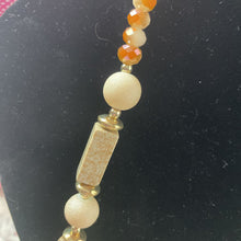 Load image into Gallery viewer, 24&quot; Picture Jasper Chroma Bead Goldtone Necklace
