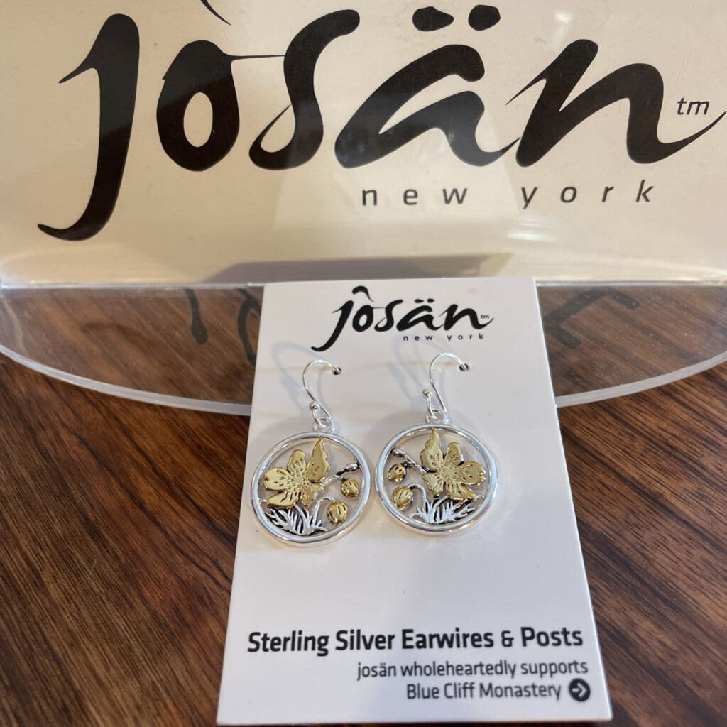 Josan SSW Blooming Gold Flower Earrings