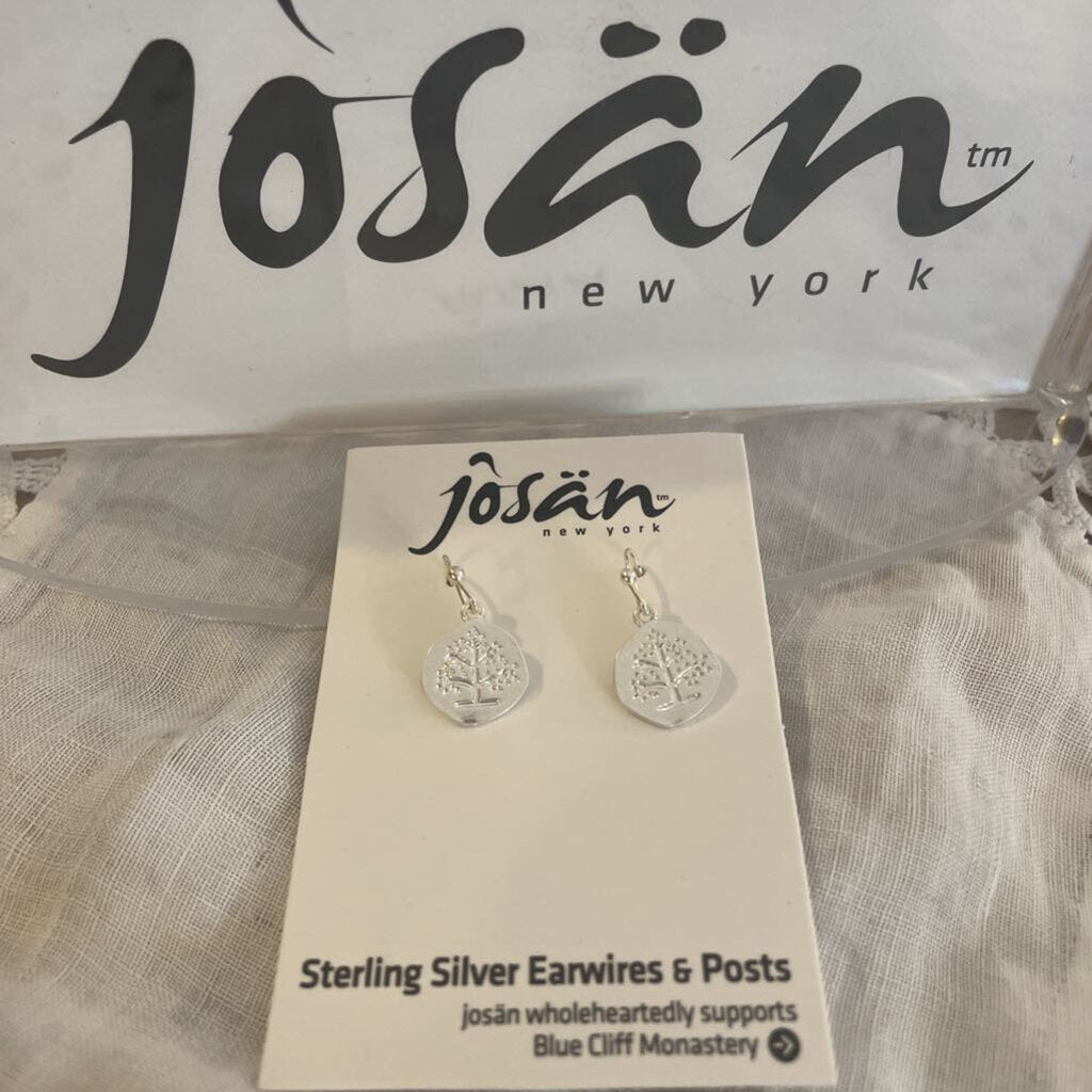 Josan SSW Stamped Tree Earrings