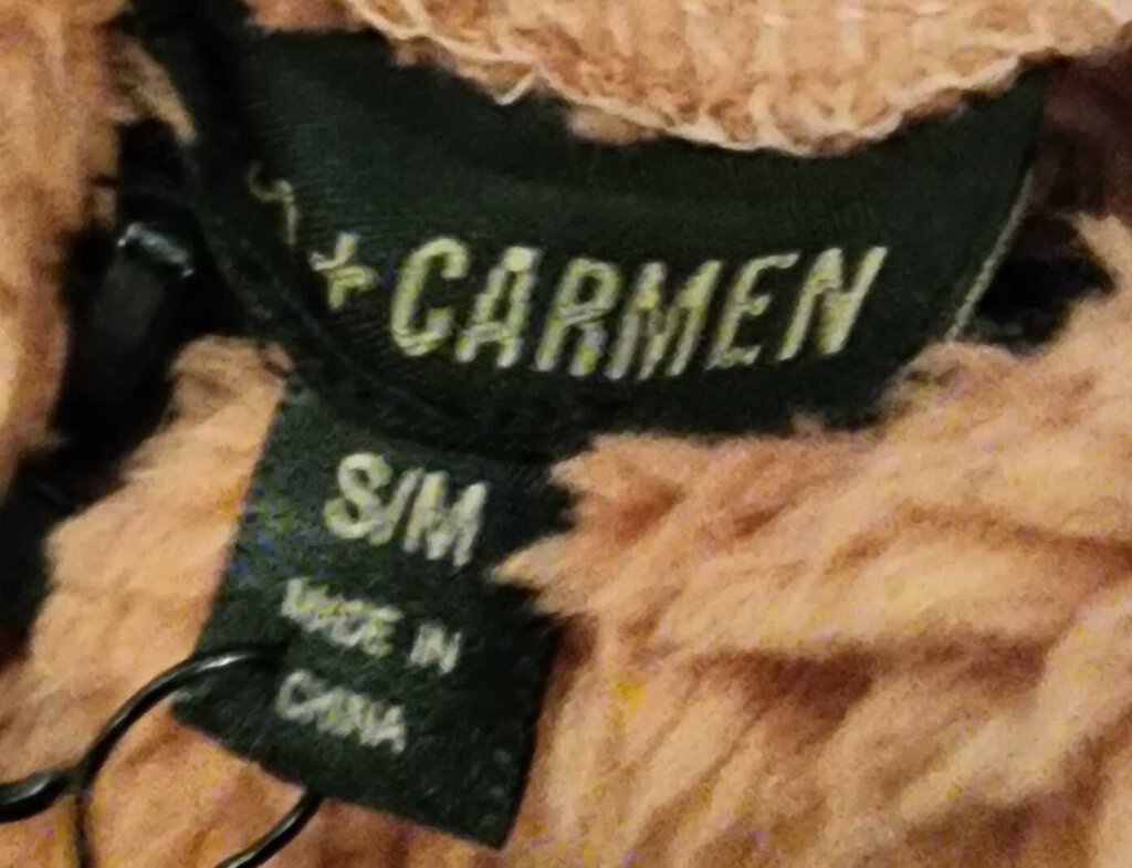 Coco + Carmen Leslie Hooded Zip Front Fuzzy Vest w/ Pockets Dusty Rose Size S/M