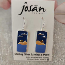 Load image into Gallery viewer, Josan SSW MT Sea Sun Clouds Earrings
