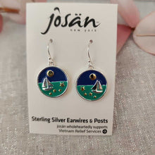 Load image into Gallery viewer, Josan SSW Starfish Sailboat Earrings
