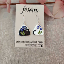Load image into Gallery viewer, Josan SSW Wild Cosmos Flower Earrings
