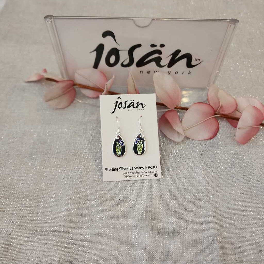 Josan SSW Purple Tulip Earrings