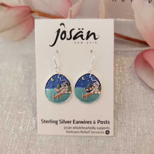 Load image into Gallery viewer, Josan SSW Lake House &amp; Dock Earrings
