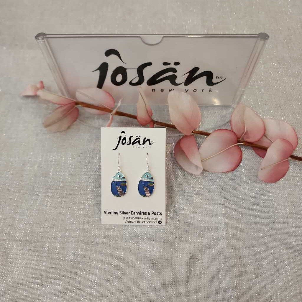 Josan SSW Sailboats Island & Dock Earrings