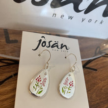 Load image into Gallery viewer, Josan SSW Red Lupine Flower Earrings

