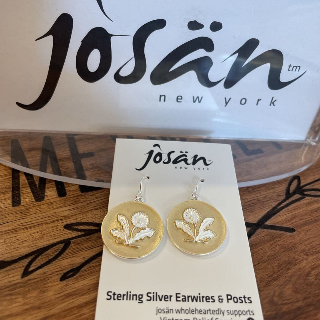 Josan SSW Two Tone Floral Earrings
