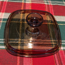 Load image into Gallery viewer, Vintage Corning Ware Symphony Casserole Dish w/ Amber Lid A 1 B 1 Liter
