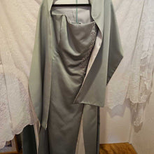 Load image into Gallery viewer, Vintage Satin Strapless w/ Matching Sholder Wrap Formal Gown Size 18
