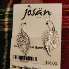 Load image into Gallery viewer, Sawtooth Leaf Earrings
